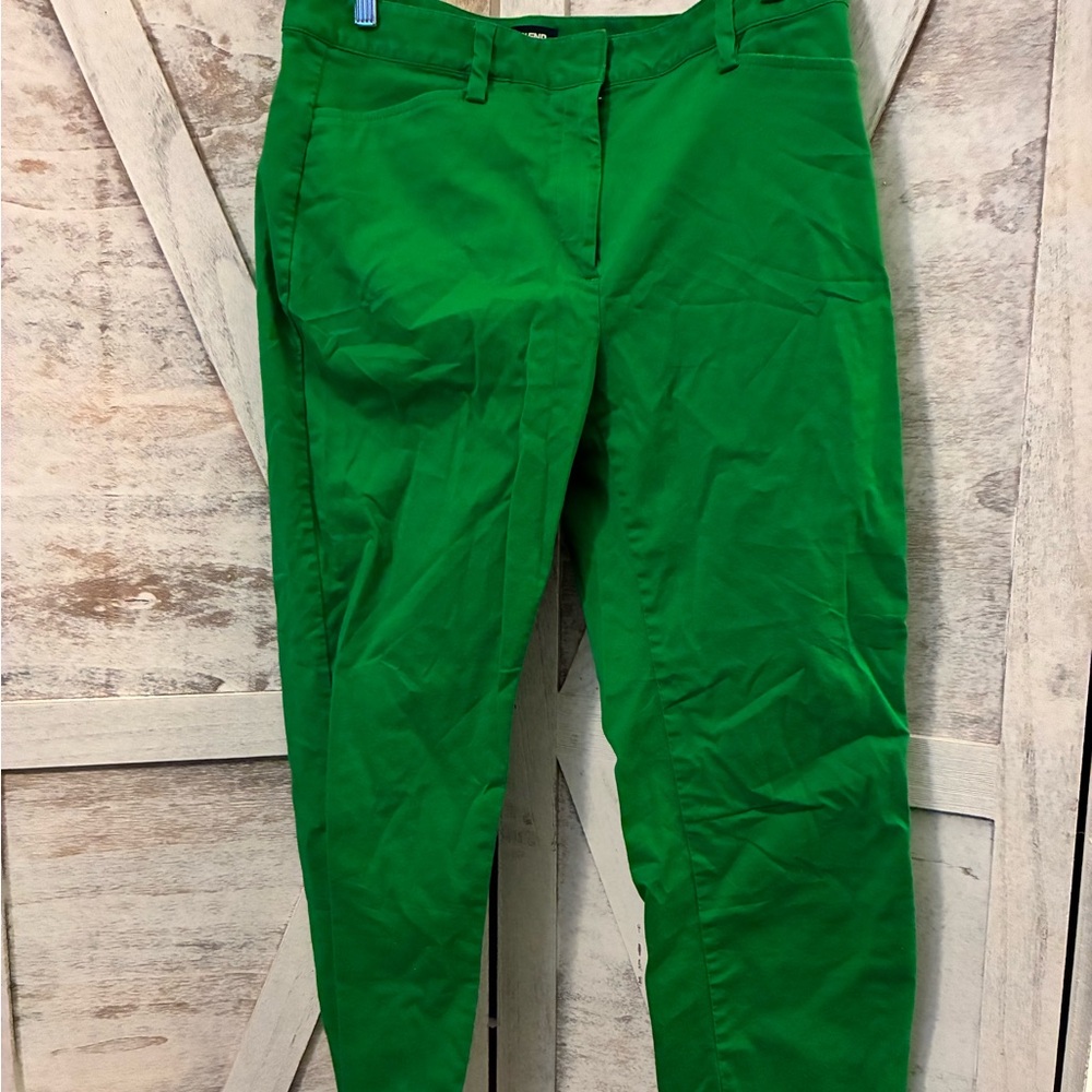Lands' End Women's Vibrant Green Cropped Pants